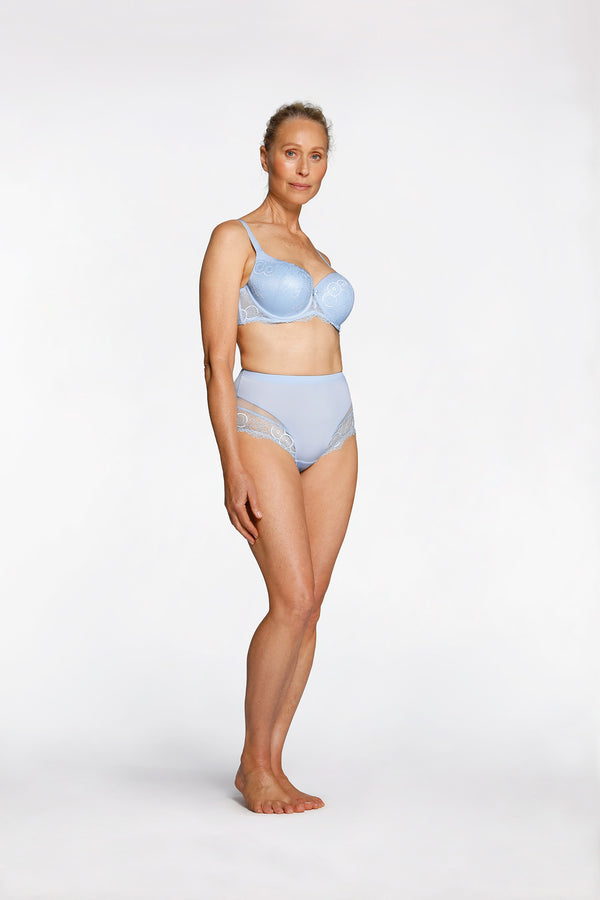 intimo AMOUR HIGH BRIEF Chambray Blue