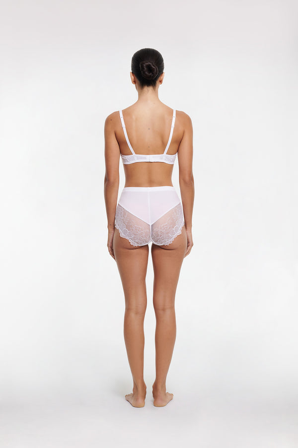 Intimo AMOUR HIGH BRIEF White