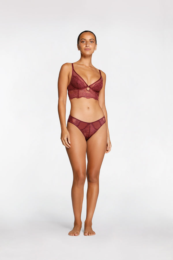 intimo AMOUR PLUNGE SOFT CUP BRA Rouge