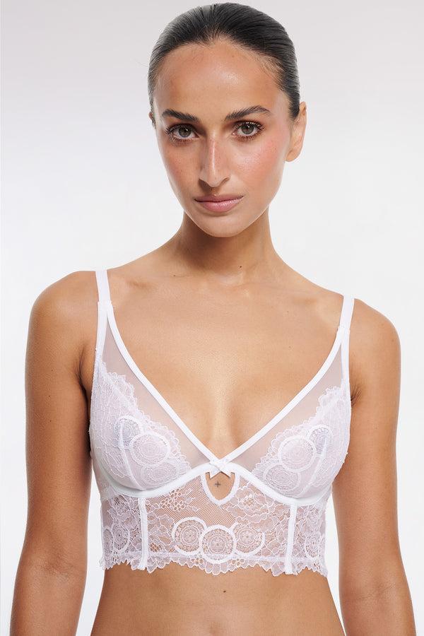 Intimo AMOUR PLUNGE SOFT CUP BRA White