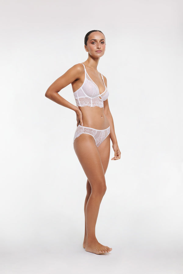 Intimo AMOUR PLUNGE SOFT CUP BRA White