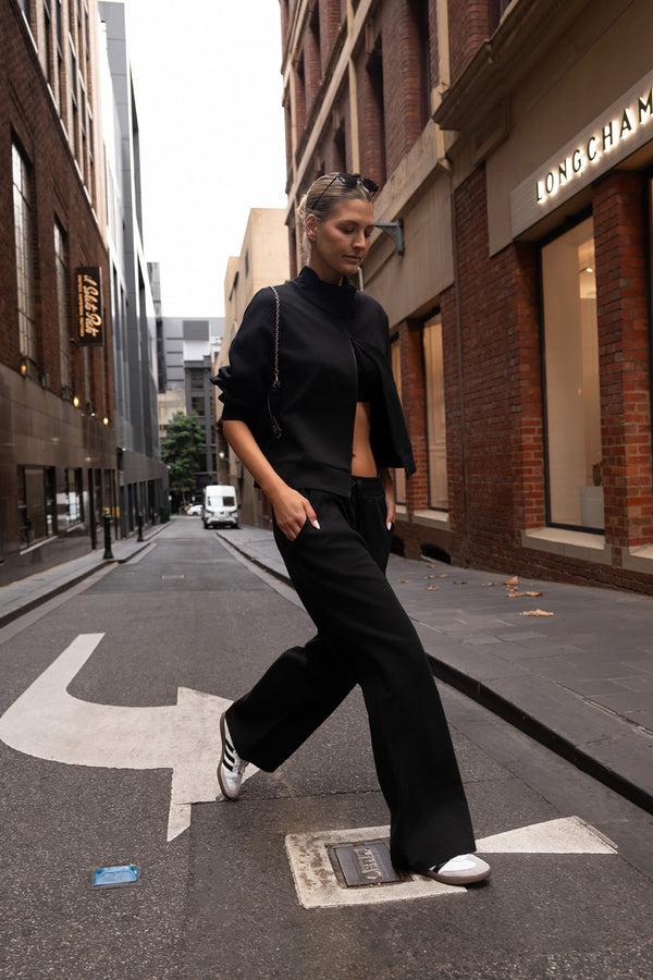 Intimo ATHLEISURE STRAIGHT LEG PANT Black