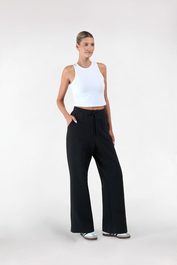 intimo ATHLEISURE STRAIGHT LEG PANT Black