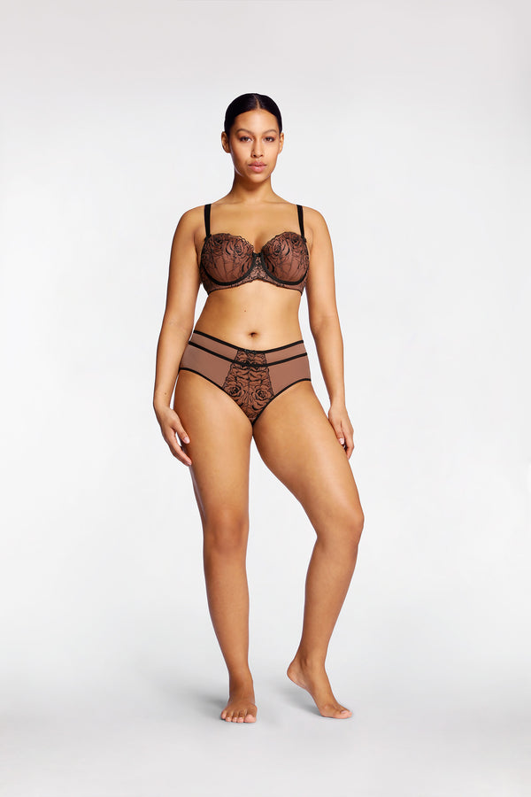 intimo CANDICE CONTOUR BRA Nutmeg