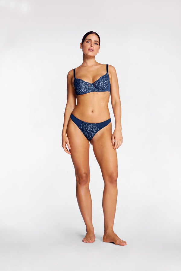 intimo CARA STRING Twilight Blue