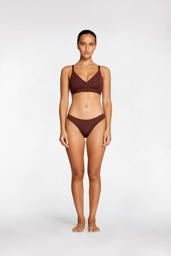 intimo COMFORT BIKINI BRIEF Chocolate