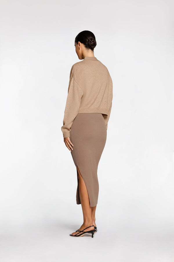 Intimo CROP CARDIGAN Dune