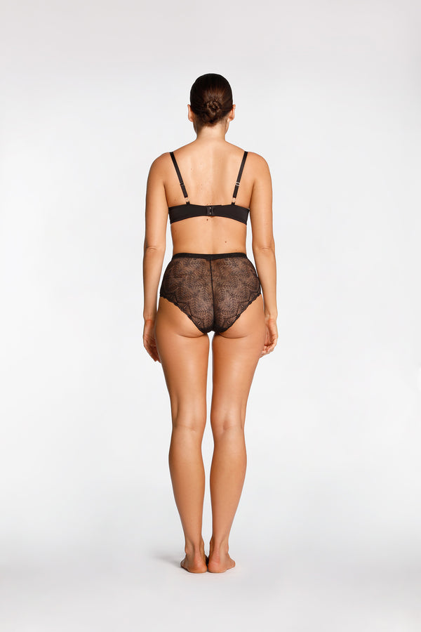 Intimo DECOLETTE HIGH BRIEF Black