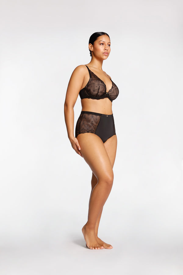 Intimo DECOLETTE PLUNGE CONTOUR BRA Black