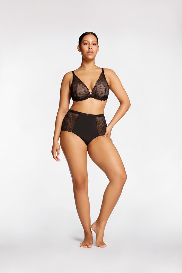 intimo DECOLETTE PLUNGE CONTOUR BRA Black