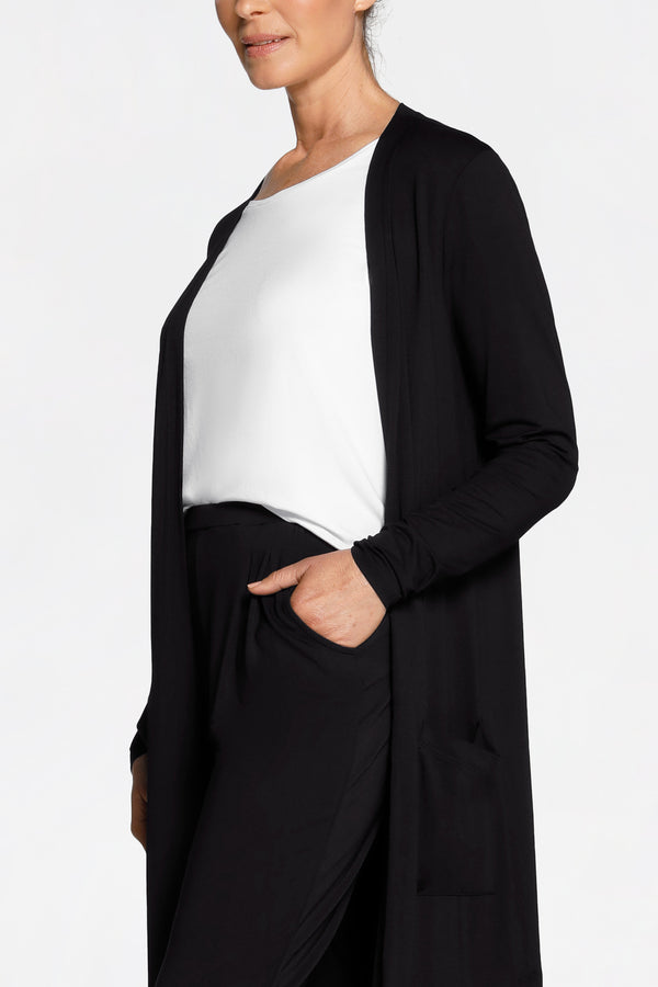 Intimo ESSENTIAL CARDIGAN Black