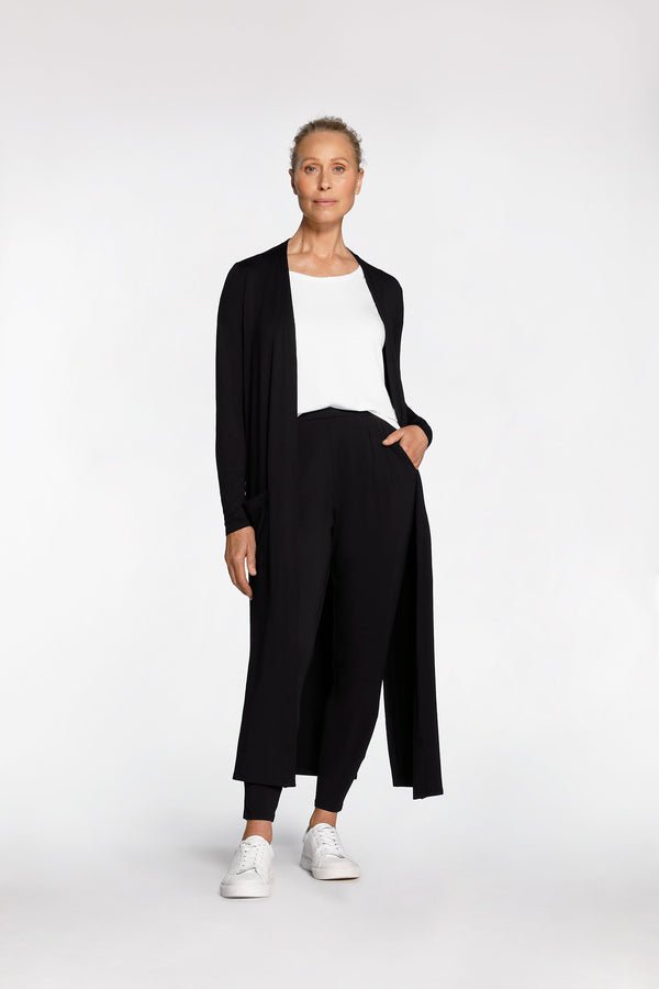 intimo ESSENTIAL CARDIGAN Black