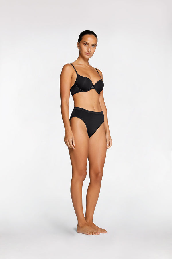 Intimo EVERYDAY HIGH BIKINI BRIEF Black