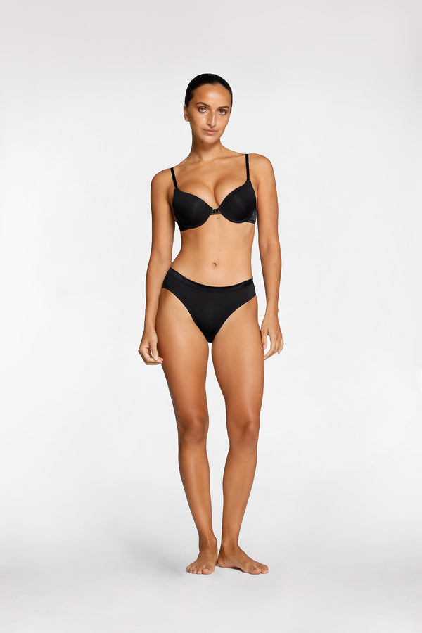 intimo EVERYDAY PLUNGE PUSH UP BRA Black
