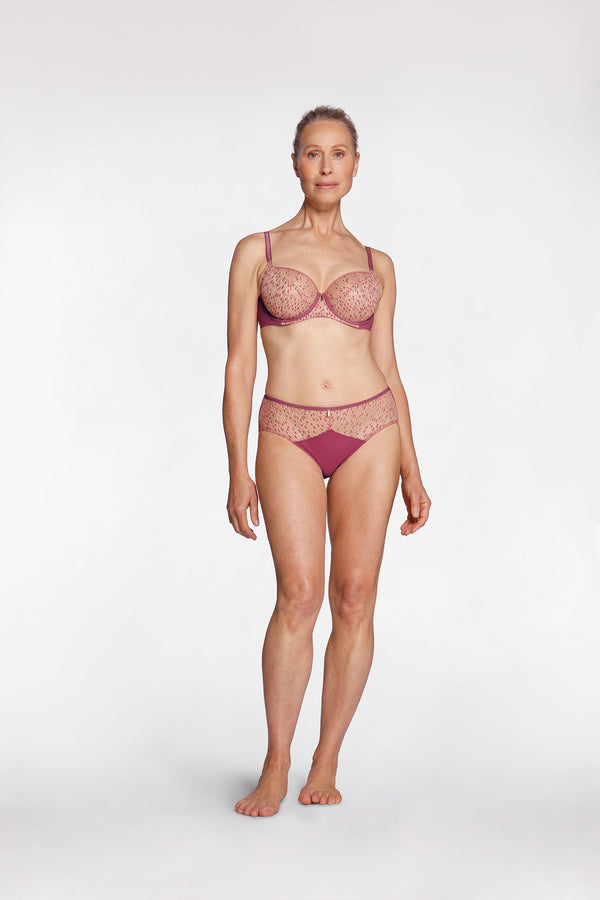 intimo FARAH SOFT CUP BRA Cerise Tan