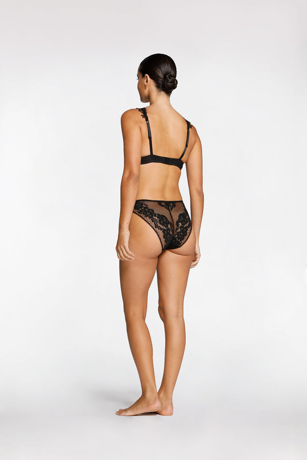 Intimo FLEUR NOIRE BIKINI BRIEF Black