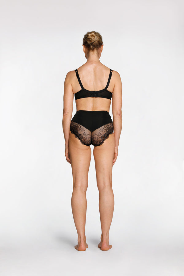 Intimo FLEUR NOIRE MIRACLE CONTOUR BR Black