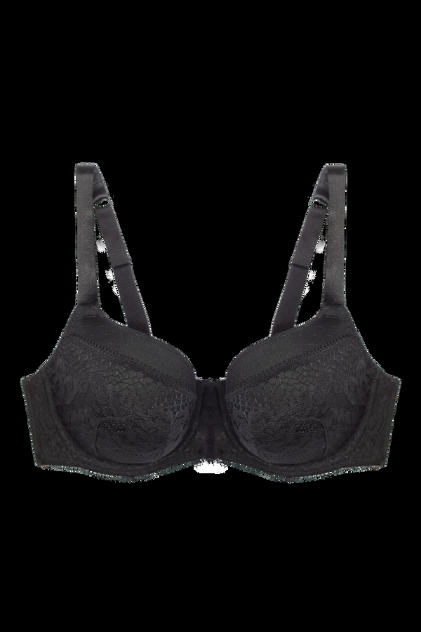 Intimo FLEUR NOIRE MIRACLE CONTOUR BR Black