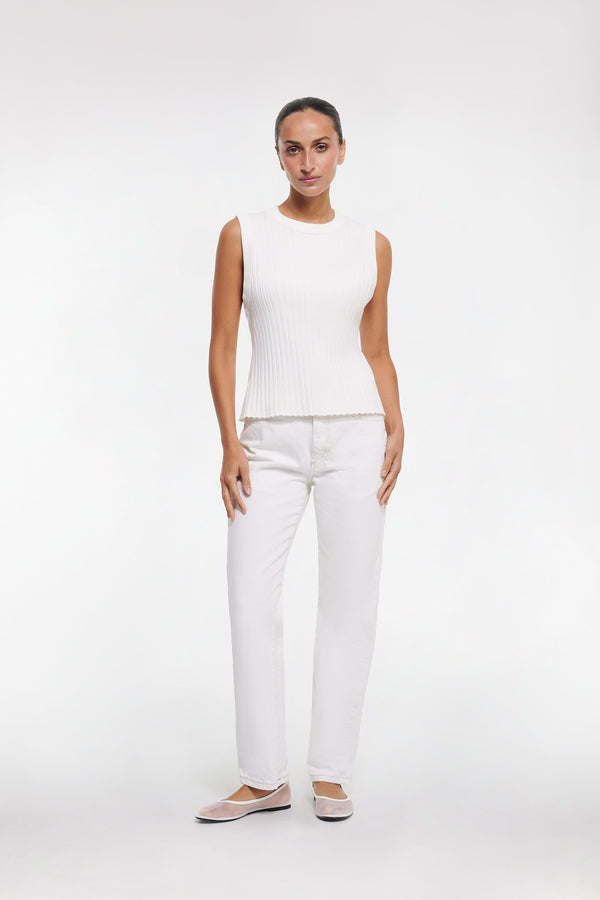 intimo GEC WIDE RIB TANK Ivory
