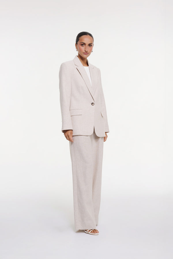 Intimo HERRINGBONE BLAZER Natural