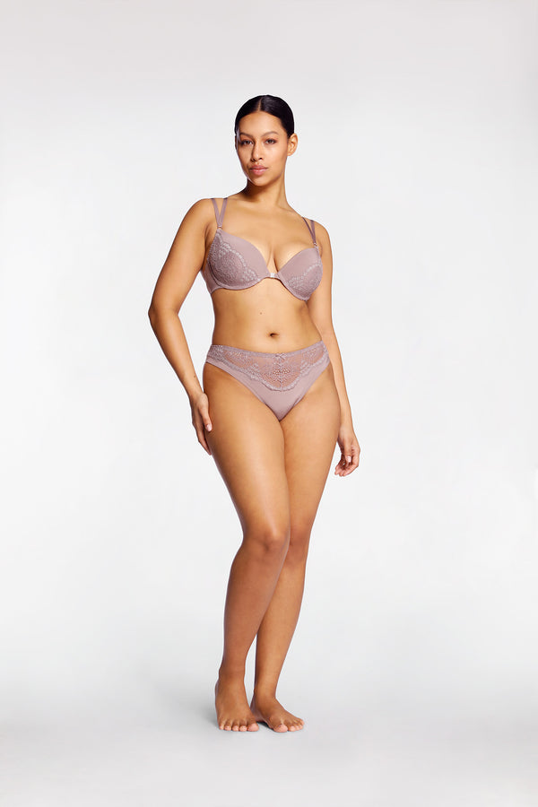 intimo ISLA PLUNGE CONTOUR BRA Quail