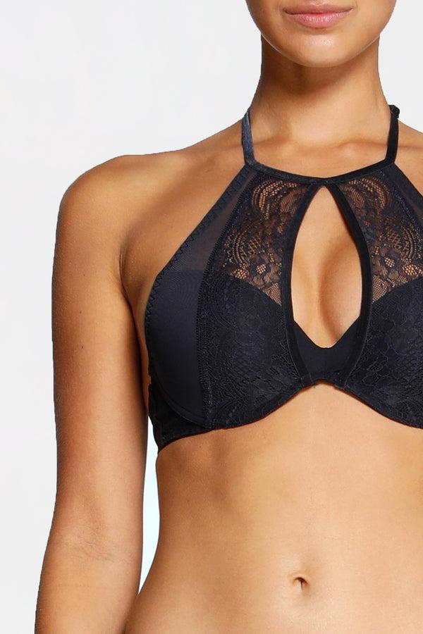 Intimo KAIA HIGH NECK CONTOUR BRA Night Sky