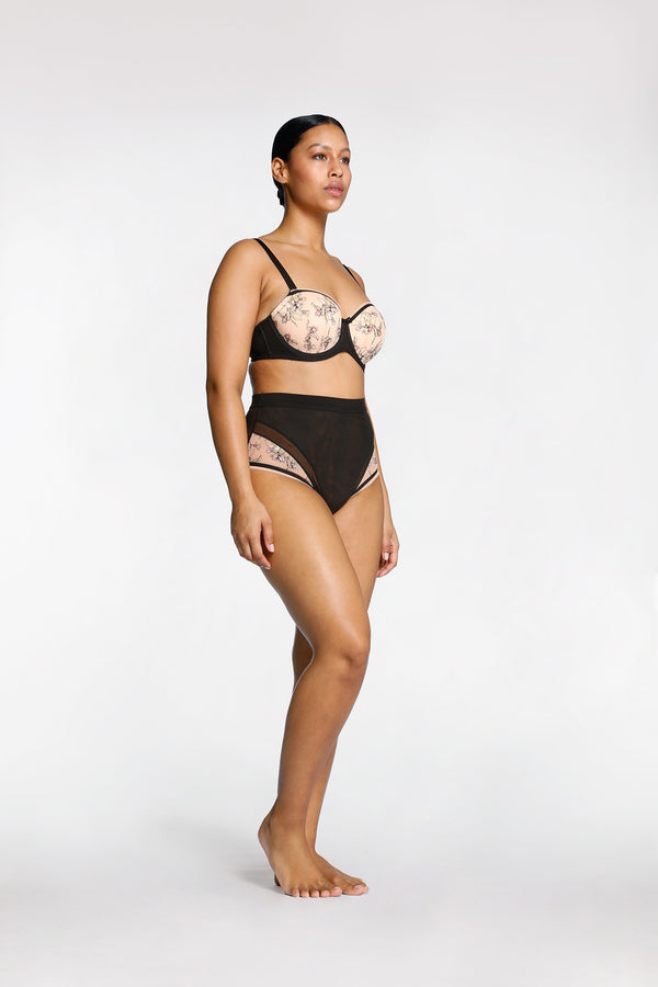 Intimo LAVINIA HIGH BRIEF Cream Tan