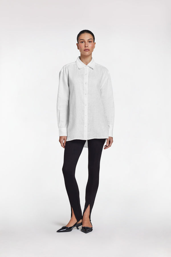 intimo LINEN SHIRT White