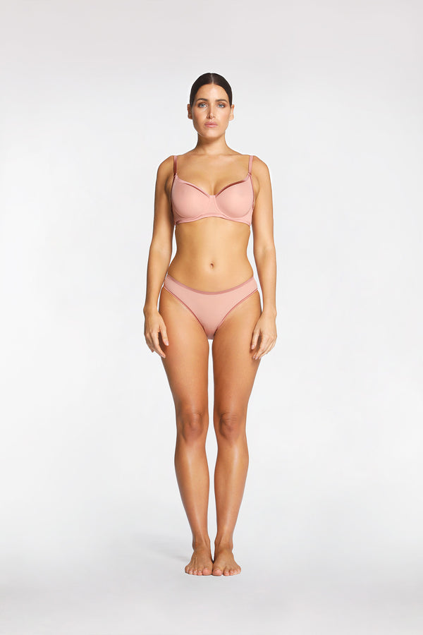 intimo LITE BIKINI BRIEF Ash Blush