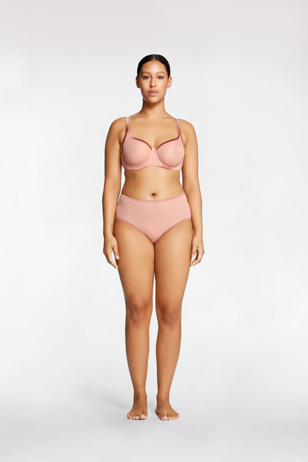 intimo LITE FULL BRIEF Ash Blush