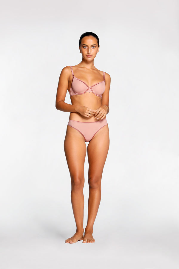 intimo LITE PLUNGE SOFT CUP BRA Ash Blush
