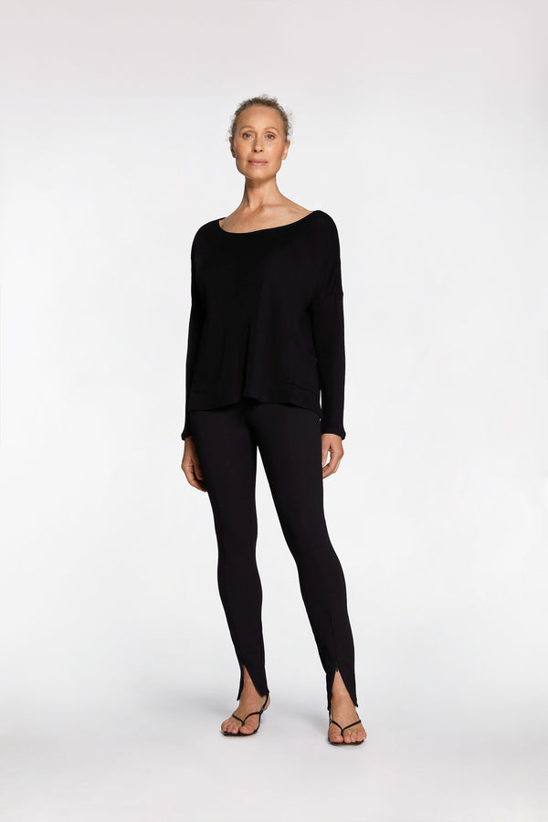 intimo MERINO WOOL JUMPER Black