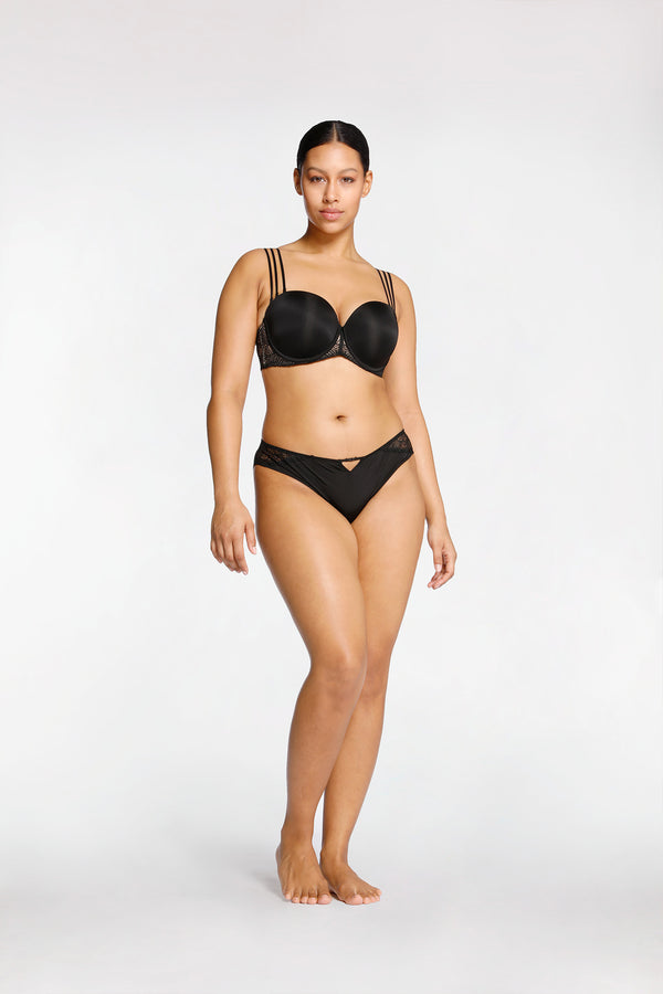 intimo MONIKA STRAPLESS BRA Black