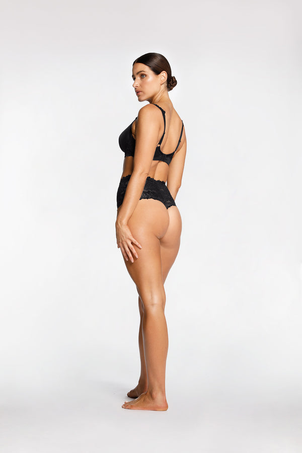 Intimo OPULENCE CULOTTE STRING Black