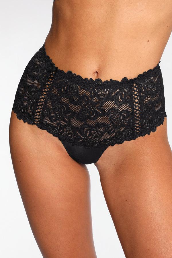 Intimo OPULENCE CULOTTE STRING Black