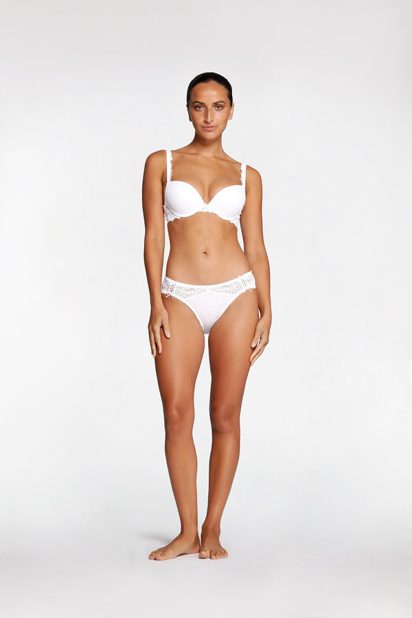 intimo OPULENCE PUSH UP BRA White