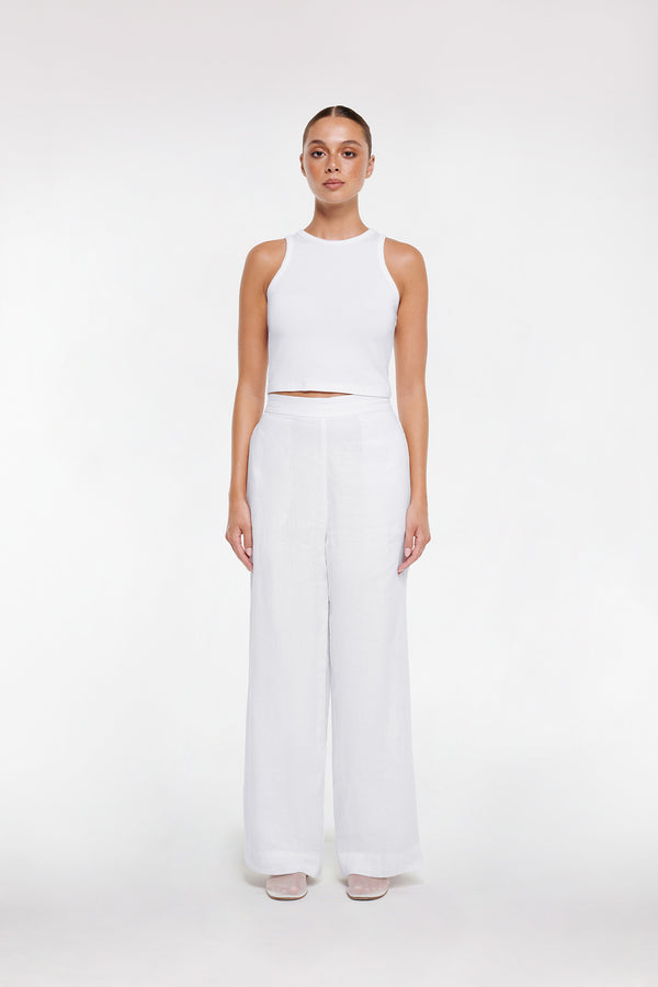 intimo RACER TANK White