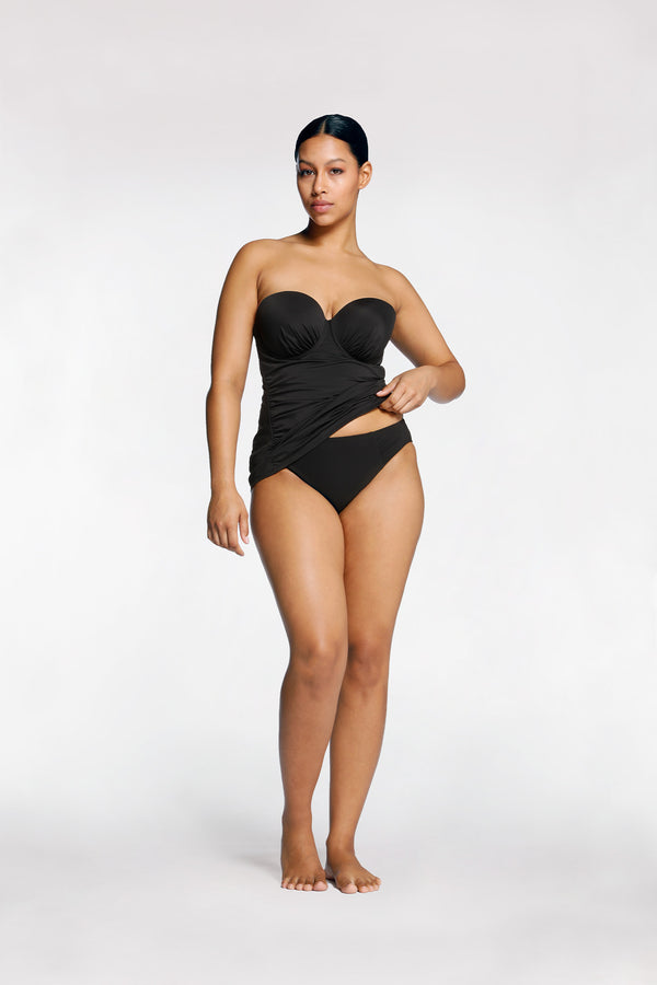 intimo RESORT CONVERTIBLE TANKINI Black