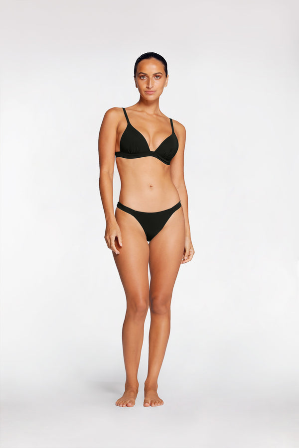 intimo RESORT TRIANGLE CONTOUR BRA Black