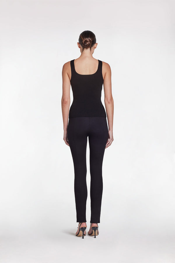 Intimo RIB KNIT CONVERTIBLE SINGLET Black