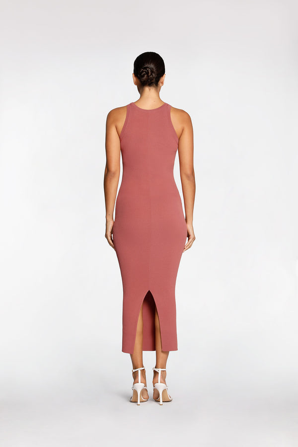 Intimo RIB KNIT DRESS Deep Blush