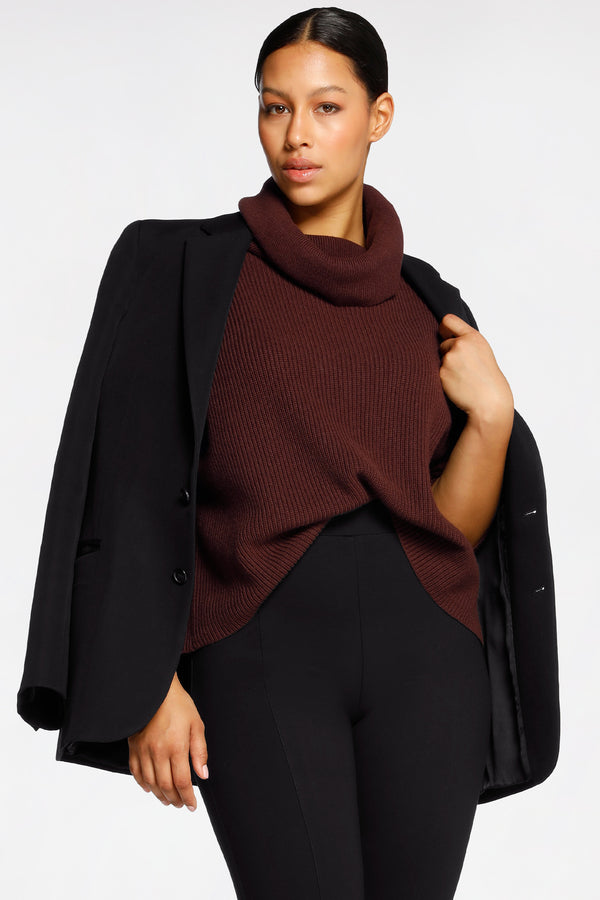 Intimo ROLL NECK JUMPER Chocolate