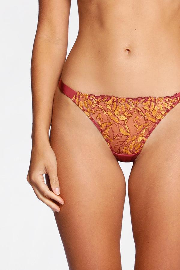 Intimo SAMIRA HIPSTER STRING Earth Red