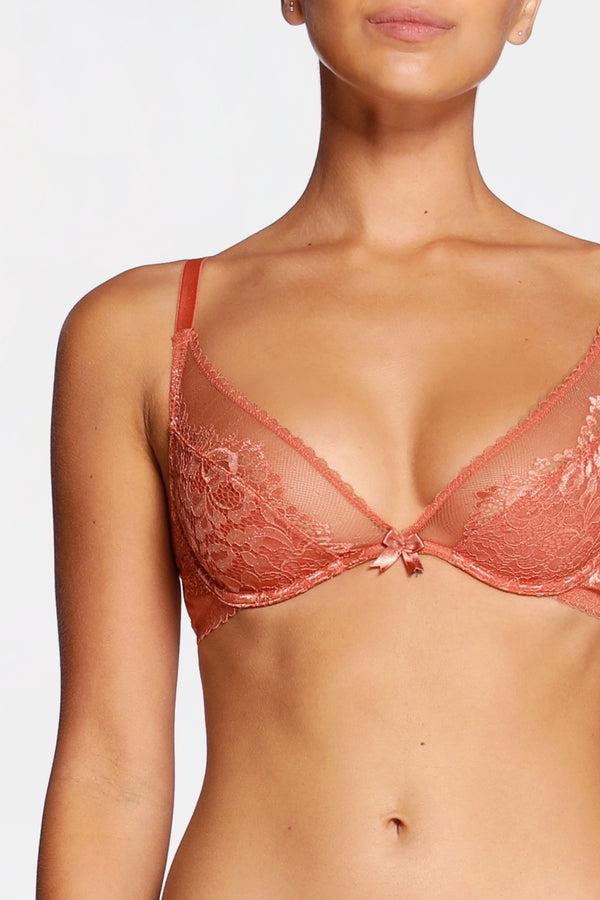 Intimo SAVANNAH PLUNGE SOFT CUP BRA Copper