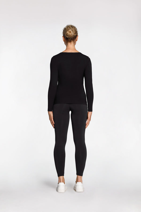 Intimo SCOOP NECK TOP Black