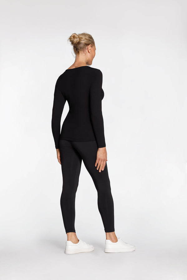 Intimo SCOOP NECK TOP Black