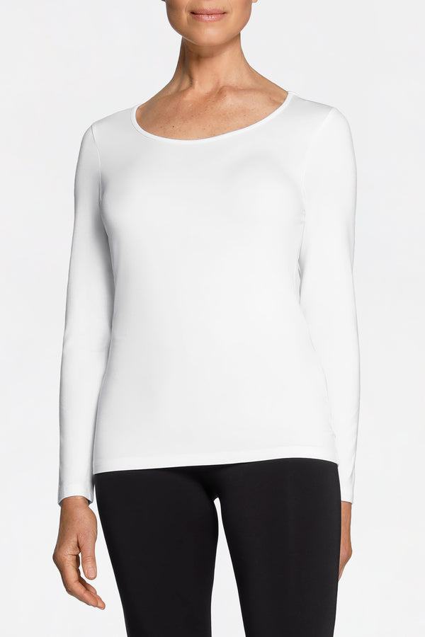 Intimo SCOOP NECK TOP White