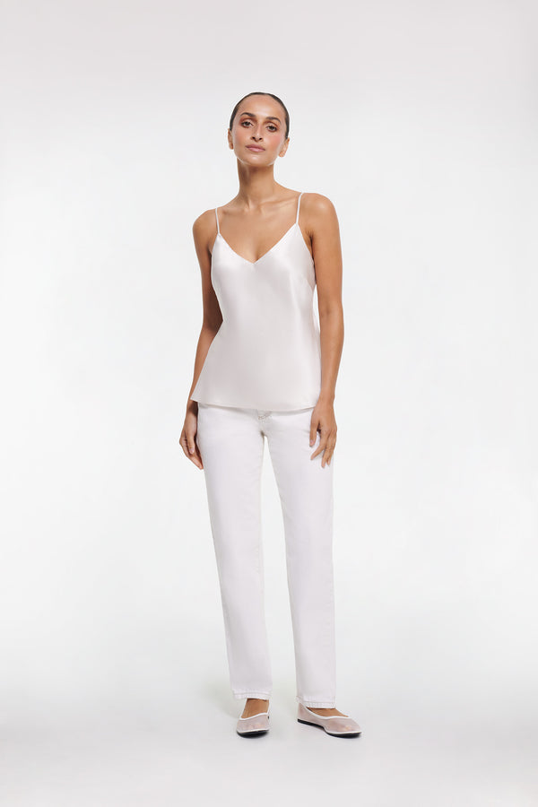 intimo SILK CAMISOLE Pearl