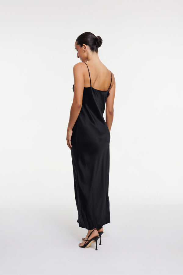 Intimo SILK SLIP DRESS Black