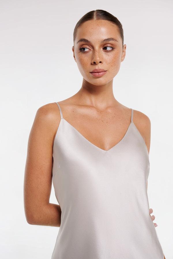 Intimo SILK SLIP DRESS Stone